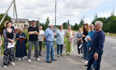 В Юрьево обсудили вопросы благоустройства и безопасности дорожного движения